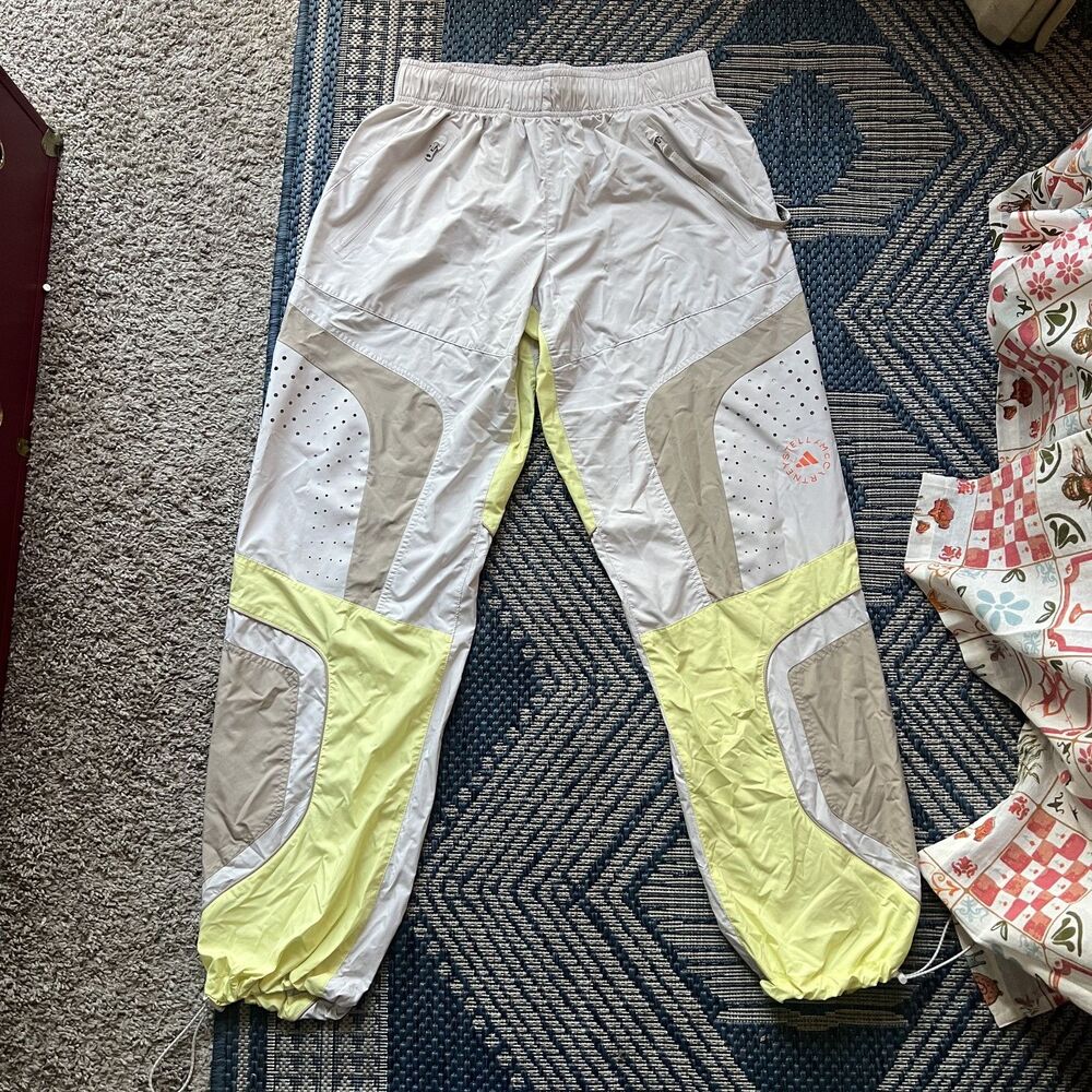 Stella McCartney x Adidas gorpcore futuristic utilitarian windbreaker pants M